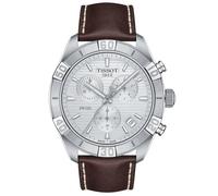 Tissot Men's Chronograph Swiss Quartz Watch with Leather Strap T1016171603100