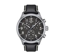 Tissot Men's Black Leather XL Chrono Watch T1166171606200 Grey