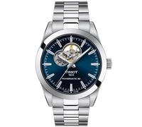 Tissot Watch Gentleman Powermatic 80 Open Heart - Blue