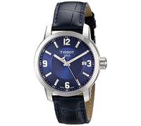 Tissot Men's PRC 200 Quartz Blue Dial Blue Leather Sport Watch T0554101604700