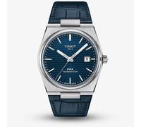 Tissot Men's Blue Leather PRX Powermatic 80 Watch T1374071604100 Blue