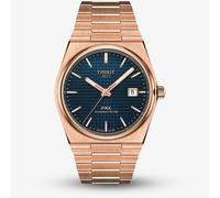 Tissot Mens PRX Rose Gold Tone Blue Dial Watch T137.407.33.041.00