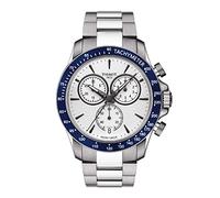 Tissot Men's Quartz Stainless Steel Casual Watch, Color:White (Model: T1064171103100)