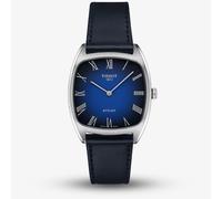 Tissot Mens Stylist Square Dial Blue Leather Strap Watch T159.909.16.043.00