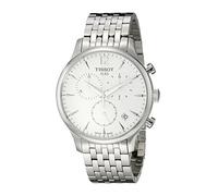 Tissot Men's T0636171103700 Tradition Analog Display Swiss Quartz Silver Watch, Chronograph,Classic,Quartz Movement