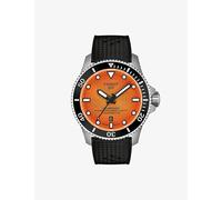 Tissot Seastar 2000 Orange Wave Dial & Black Rubber Strap Watch