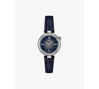 Tissot Mens Tissot T152.010.16.038.01 Desir Stainless-Steel and Leather Quartz Watch Graded Silver Blue 1 Size