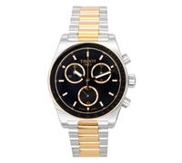 Tissot PRS 516 T149.417.22.051.01 Men's Chronograph Watch - 42mm Black Dial Steel Bracelet