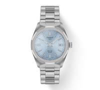 Tissot PRC 100 Solar 34mm Women's Blue Dial Stainless Steel Bracelet Watch