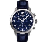 Tissot PRC 200 Chronograph 41mm Anthracite Dial Leather Men's Watch T055.417.16.047.00