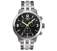 Tissot PRC 200 Chronograph 41mm Black Dial Men's Watch T055.417.11.057.00