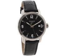 Tissot PRC 200 - Watch (Men's Stainless Steel, Stainless Steel, Leather, Black), Black/White, Strip