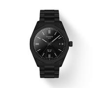Tissot PR100 39mm Solar Black PVD Bracelet Watch