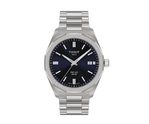 Tissot PRC100 39mm Solar Blue Dial & Stainless Steel Watch