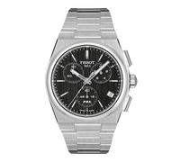 Tissot PRX 41mm Black Dial Stainless Steel Bracelet Chronograph Watch