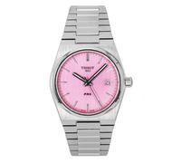 Tissot Unisex PRX 35mm Quartz Watches, Grey, Stainless Steel, 11 T1372101133100, Pink, Modern, Pink, Modern