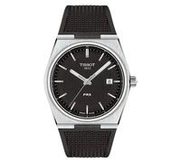Tissot PRX Quartz 40mm Black Dial Black Rubber Strap Watch T137.410.17.051.00