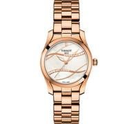 Tissot Rose Gold Womens Analogue Watch T-wave T1122103311100