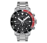 Tissot Seastar 1000 Chronograph T120.417.11.051.01 Men's Watch - 45.5mm Black Dial Steel Bracelet