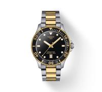 Tissot Seastar 1000 Men's Black Dial & Two Tone Bracelet Watch
