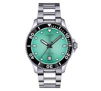 Tissot Seastar 1000 Turquoise Dial & Stainless Steel Watch