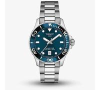 Tissot Seastar T120.210.11.041.00 Women's Watch - 36mm Silver Dial Steel Bracelet