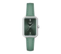 Tissot SRV Women's Green Leather Strap Watch