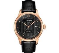 Tissot T006.408.36.057.00 T-Classic Automatic Watch in Gold-Plated Stainless Steel Black, Strap