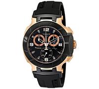 Tissot T0484172705706 T-Race Rose Gold Quartz Stainless Steel Case Black Rubber Men's Watch