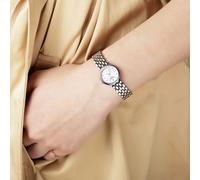 TISSOT T058.009.11.031.00 WOMENS WATCH SILVER BRACELET & SILVER DIAL