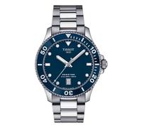 Tissot T120.410.11.041.00 Seastar 1000 Blue Dial Silver Steel Strap Watch For Men
