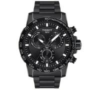 Tissot T125.617.33.051.00 Supersport Chrono Black Dial Black Steel Strap Watch For Men