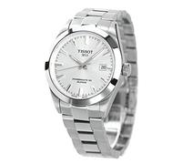Tissot T1274071103100 T-Classic Gentleman Automatic Powermatic 80 Silcium 1.6 inches (40 mm) Men's Watch, Silver, Bracelet Type