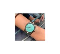 TISSOT T137.210.11.091.00 WOMENS WATCH SILVER STRAP LIGHT GREEN DIAL