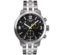 Tissot Tissot PRC 200 Chronograph Black Dial Stainless Steel Mens Watch T0554171105700