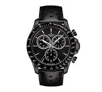 Tissot Men's Quartz Stainless Steel Casual Watch, Color:Black (Model: T1064173605100)