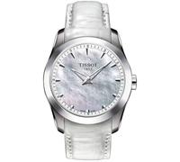 Tissot White Womens Analogue Watch Couturier T0352461611100
