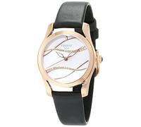 Tissot Women's Analog Quartz Watch with Leather Strap T1122103611100, Black, One Size, Quartz Watch