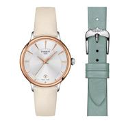 Tissot Women's Analogue Swiss Quartz Watch with Leather Strap T1332102603100