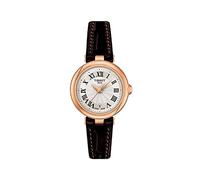Tissot Women's Bellissima Small Brown Leather Quartz Watch, Brown, Quartz Movement