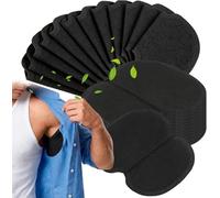Tissting 120 Pcs Armpit Sweat Pad for Men Women, Disposable Black Underarm Sweat Pads Non Woven Fabric Extra Strong Adhesive Invisible Ultra-Thin, for Shirts Blouses Daily Wear Sports