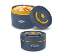 Tissting 2 Pcs Food Flasks for Hot Food, 420ml/620ml Soup Flask Microwaveable Thermal Lunch Containers Stainless Steel Insulated Food Jar with Lunch Bag