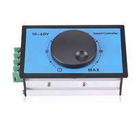 Tissting 20A PWM DC Motor Speed Controller, 10-60V 12V 24V 36V 48V Regulator Switch Module with Soft Start Blocking Protection for DC Motor Control