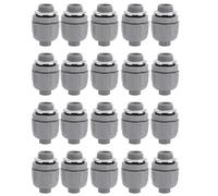 Tissting 20PCS 3/4 Inch NPT Liquid Tight Connector for Flexible Conduit - Non Metallic Electrical Conduit Fittings for Home, Outdoor, HVAC, and Machinery Applications