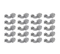 Tissting 20PCS Liquid Tight Connector 1/2 Inch NPT Nylon 6 90 Degree PVC Conduit Fitting - Electrical Connectors for HVAC, Motors, Pumps, and Ship Equipment, Easy Installation