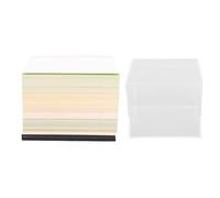 Tissting 3D Paper Carving Notepad with 2026 Calendar - Creative Floral Desk Art Memo Pad for Home Office Decoration and Memo Writing 8.5x8.5x6.8cm/3.3x3.3x2.7in (Green)