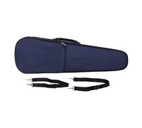 Tissting 4/4 Violin Case Oxford Cloth Lightweight Violin Bag with Humidity Meter and Shock Absorbing Foam for 4/4 Size Violins - Triangular Violin Case 40.6 cm/16 Inches