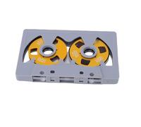 Tissting 50-Min Cassette Tape Metal Reel Storage Box - Professional Recording Solution for Musicians Bands Vintage Audio Enthusiasts with Retro Storage Case