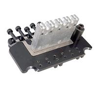 Tissting 6 String Electric Guitar Tremolo Bridge, Double Roll Zinc Alloy Tailpiece Saddle Replacement for Standard Electric Guitars (Silver/Black, 210x100x50mm/8.3x3.9x2.0in) (Black)