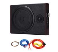 Tissting 8 Inch Car Subwoofer System 600W Amplified Under Seat Bass - Ultrathin 68mm High Power Audio Speaker For Enhanced Sound Quality In Vehicle Installation